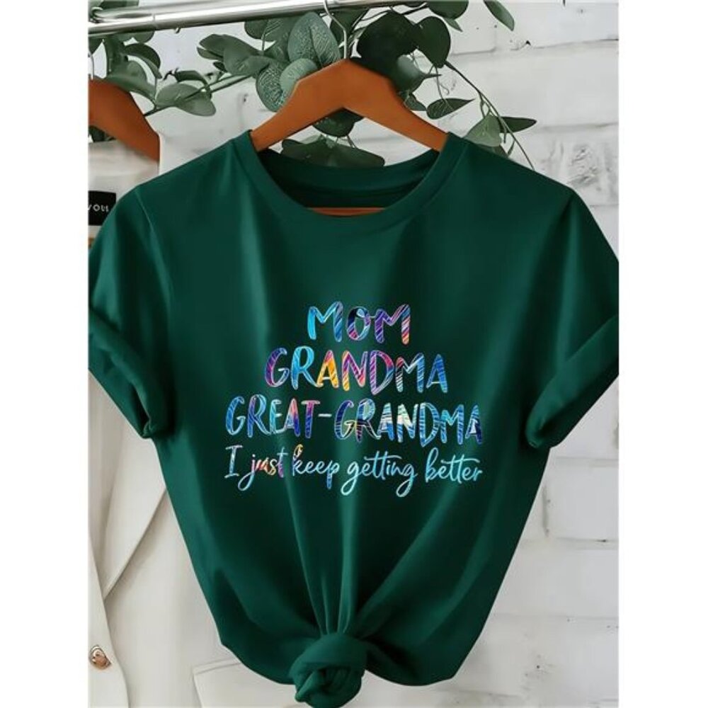 Plus Size - Plus-Size T-Shirt - Women'S Fun Printed T-Shirt - Casual